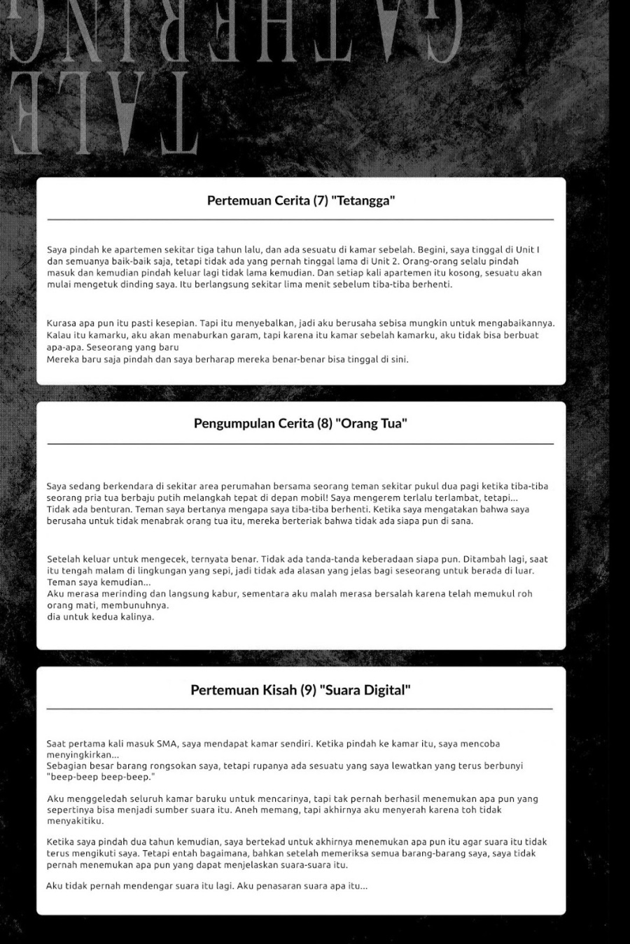 Dark Gathering Chapter 31 Bahasa Indonesia