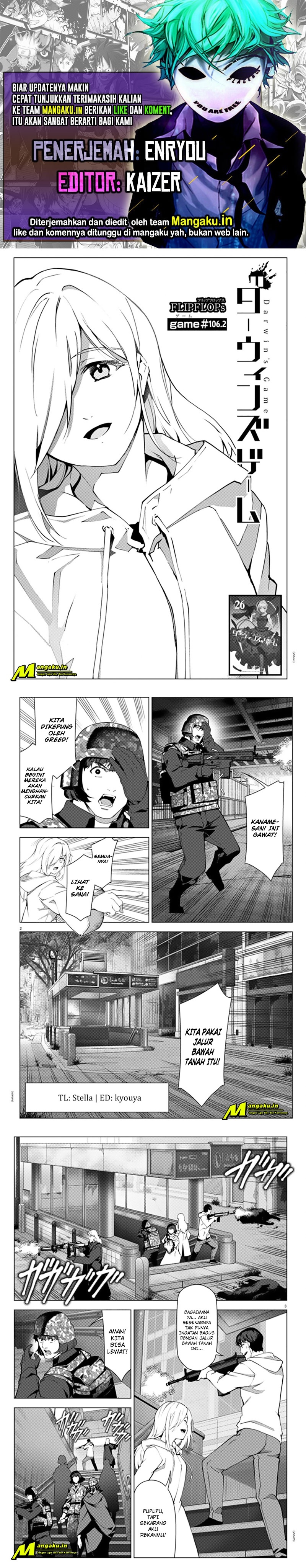 Darwins Game Chapter 106.2 Bahasa Indonesia