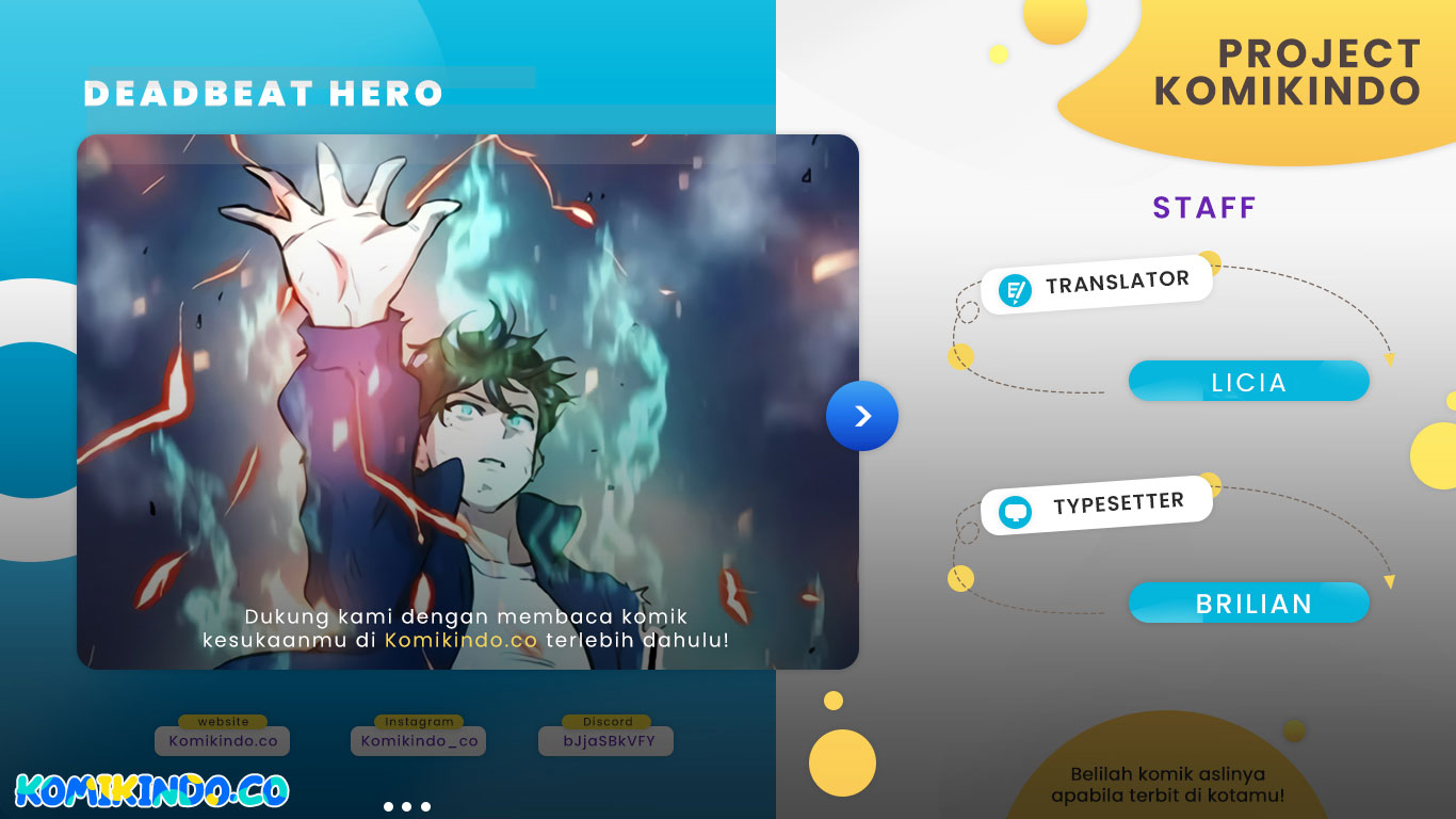 Deadbeat Hero Chapter 21 Bahasa Indonesia
