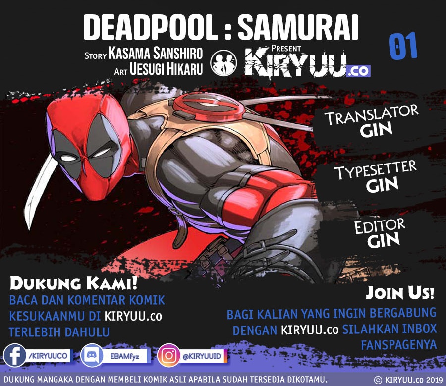 Deadpool: Samurai Chapter 01 Bahasa Indonesia