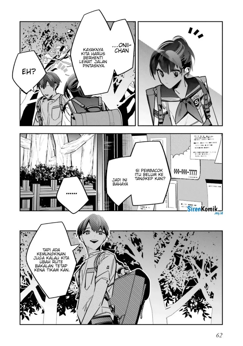 Death Game Manga no Kuromaku Satsujinki no Imouto ni Tensei shite Shippai shita Chapter 02 Bahasa Indonesia