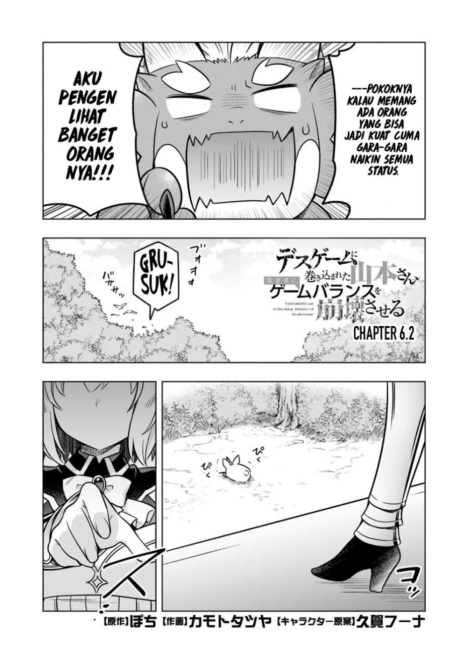 Death Game ni Makikomareta Yamamoto-san, Kimama ni Game Balance wo Houkaisaseru Chapter 06.2 Bahasa Indonesia