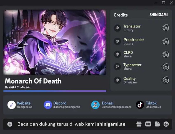 Death King Karnak Chapter 38 Bahasa Indonesia