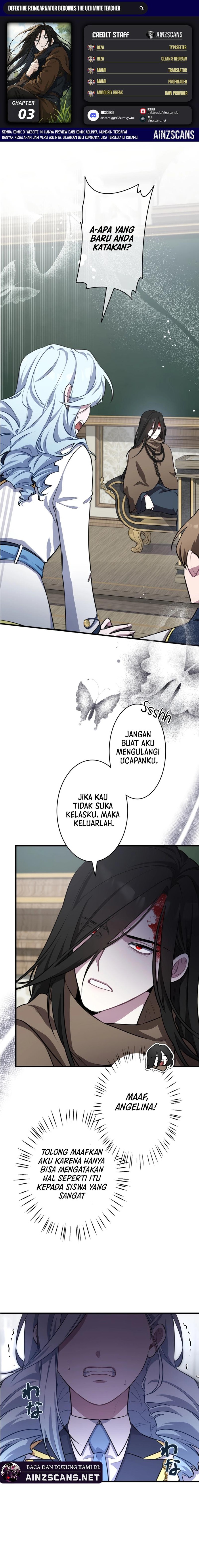 Defective Reincarnator Becomes The Ultimate Teacher chapter 3