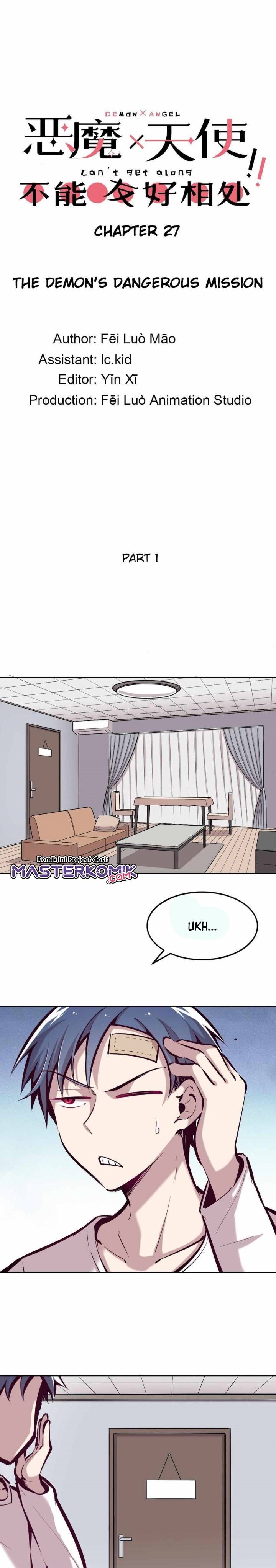 Demon X Angel, Can’t Get Along! Chapter 27 Bahasa Indonesia