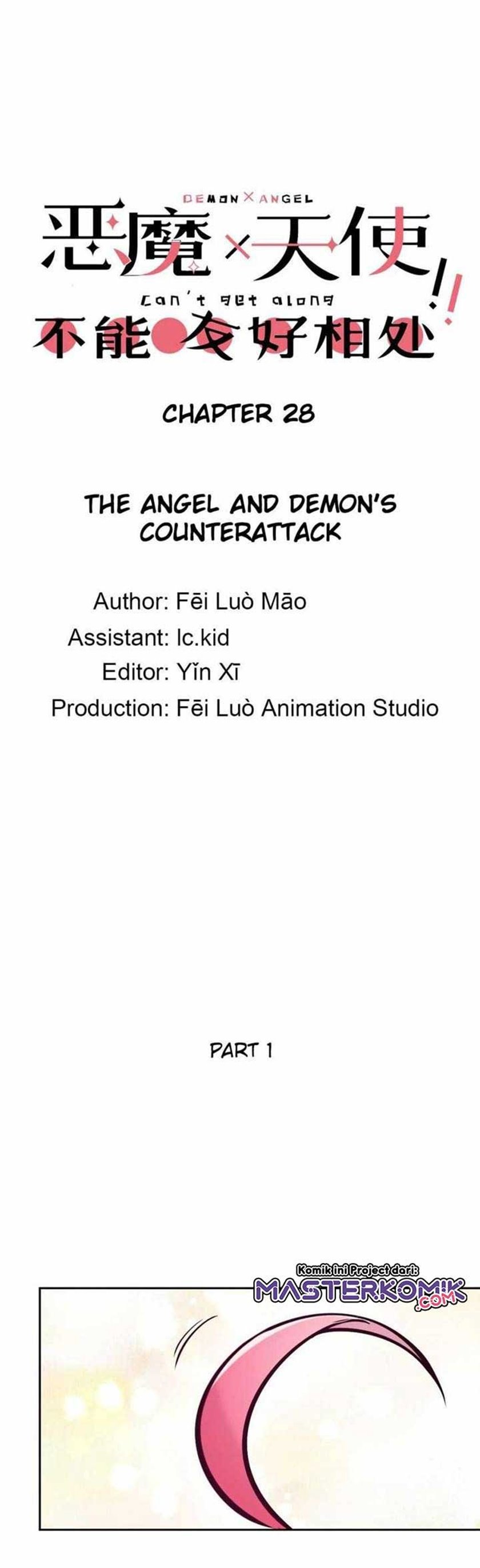 Demon X Angel, Can’t Get Along! Chapter 28 Bahasa Indonesia