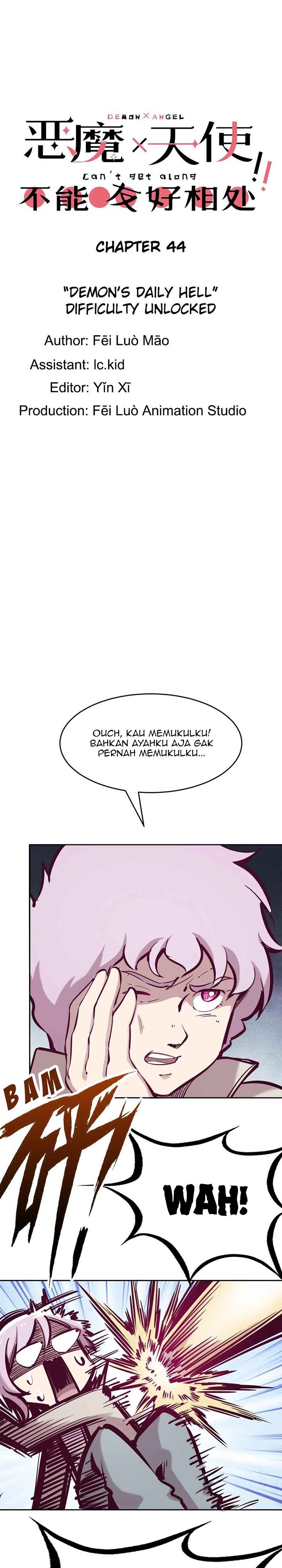 Demon X Angel, Can’t Get Along! Chapter 44 Bahasa Indonesia