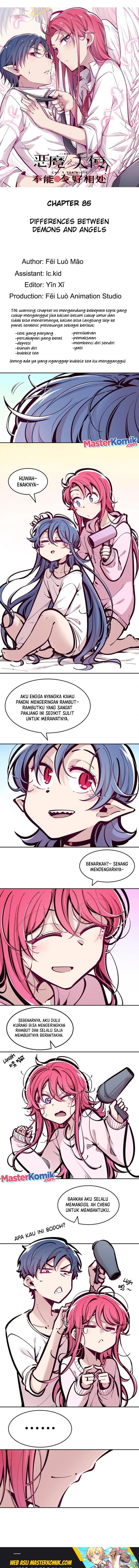 Demon X Angel, Can’t Get Along! Chapter 85 Bahasa Indonesia