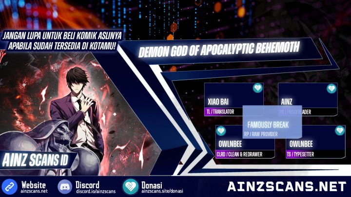 Demon God of Apocalyptic Behemoth Chapter 56 Bahasa Indonesia
