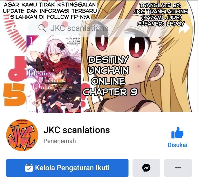 Destiny Unchain Online Chapter 09 Bahasa Indonesia