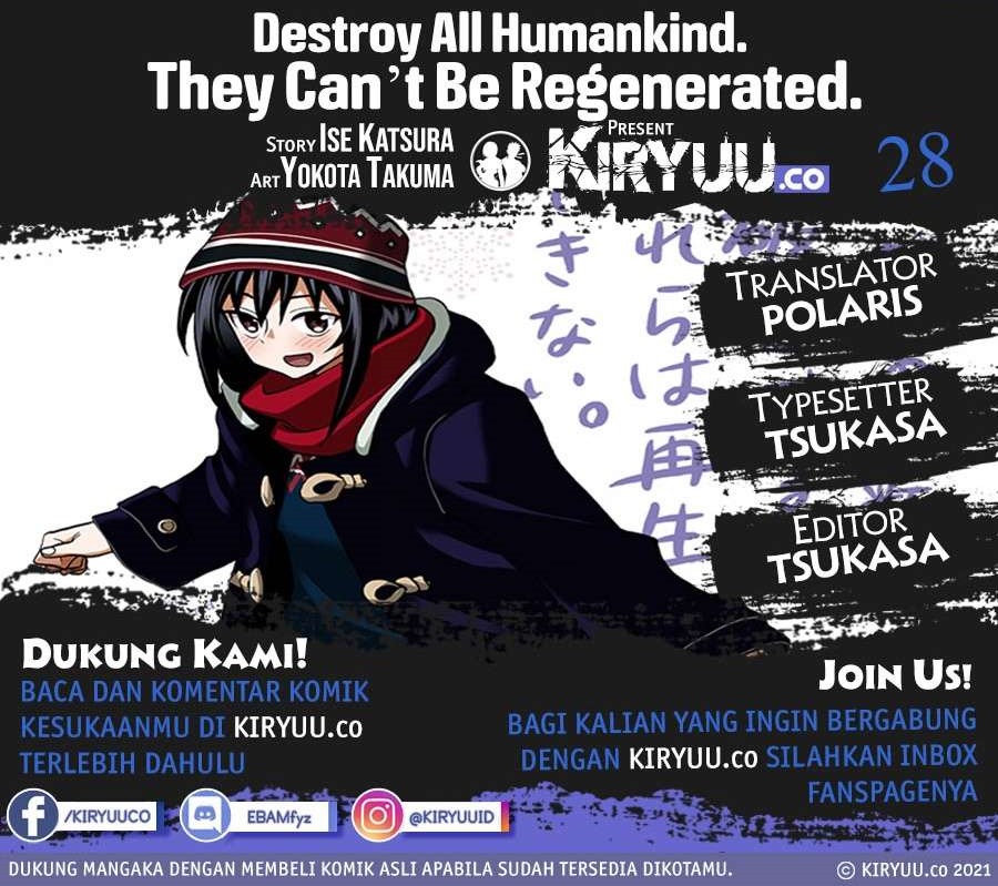 Destroy All Humankind. They Can’t Be Regenerated chapter 28