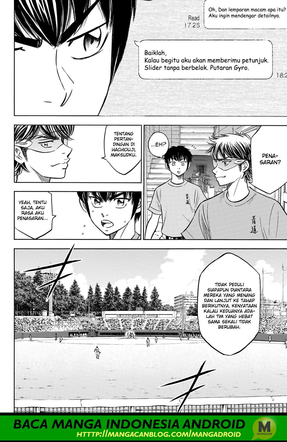 Diamond no Ace Act 2 Chapter 176 Bahasa Indonesia
