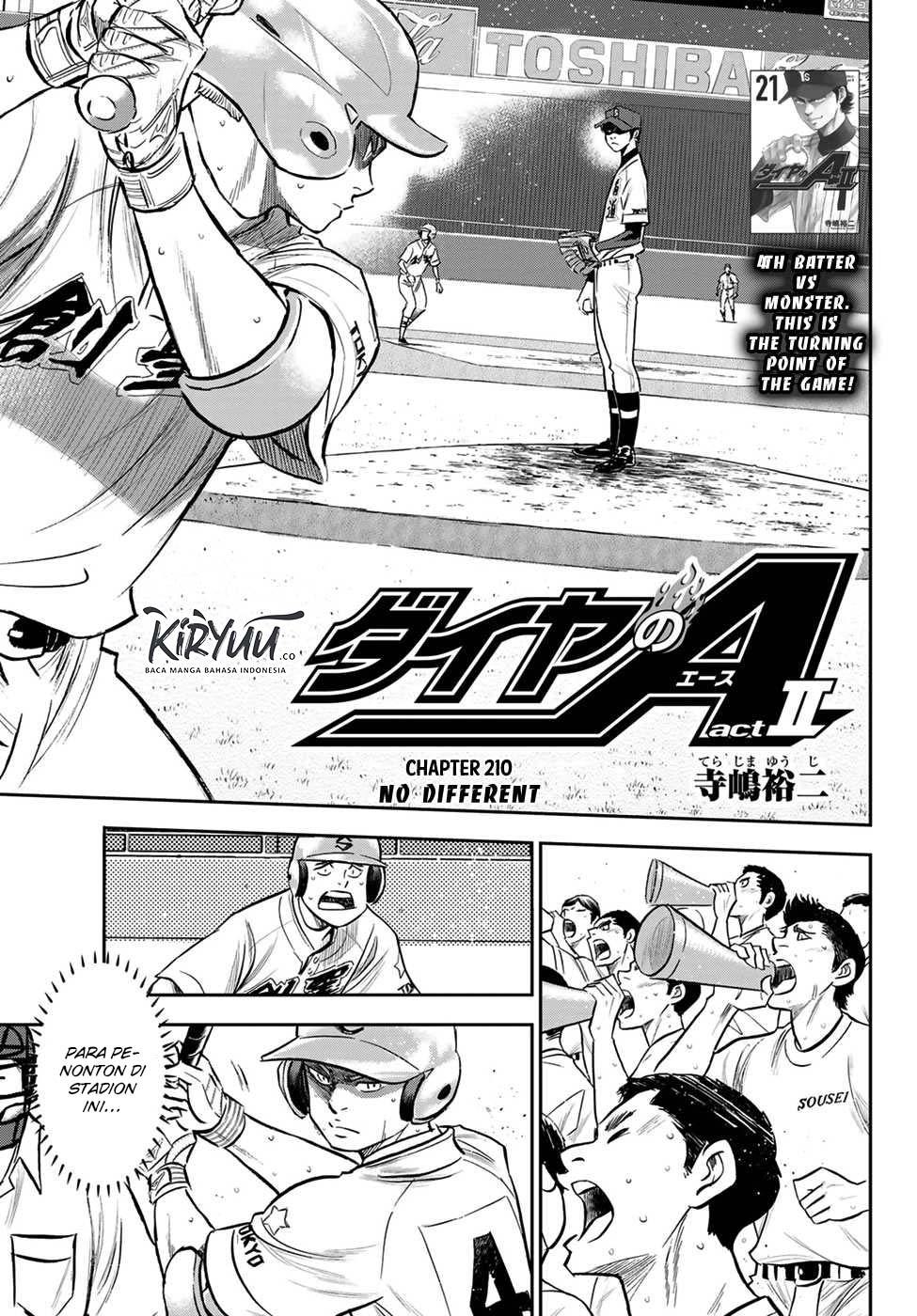 Diamond no Ace Act 2 chapter 210
