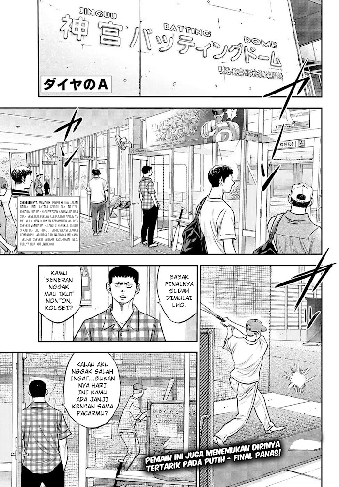 Diamond no Ace Act 2 Chapter 270 Bahasa Indonesia