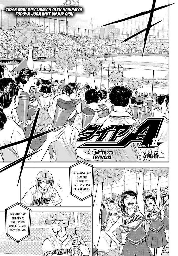 Diamond no Ace Act 2 Chapter 270 Bahasa Indonesia