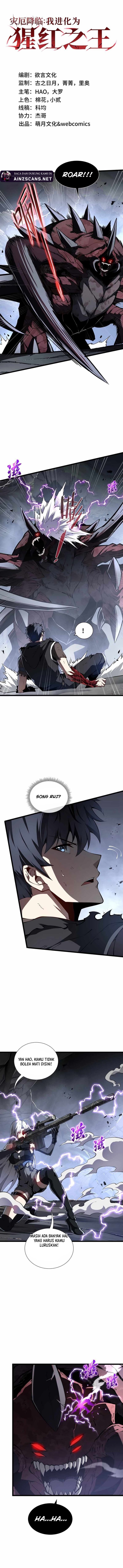 Disaster Comes: I Evolve Into the Crimson King Chapter 06 Bahasa Indonesia