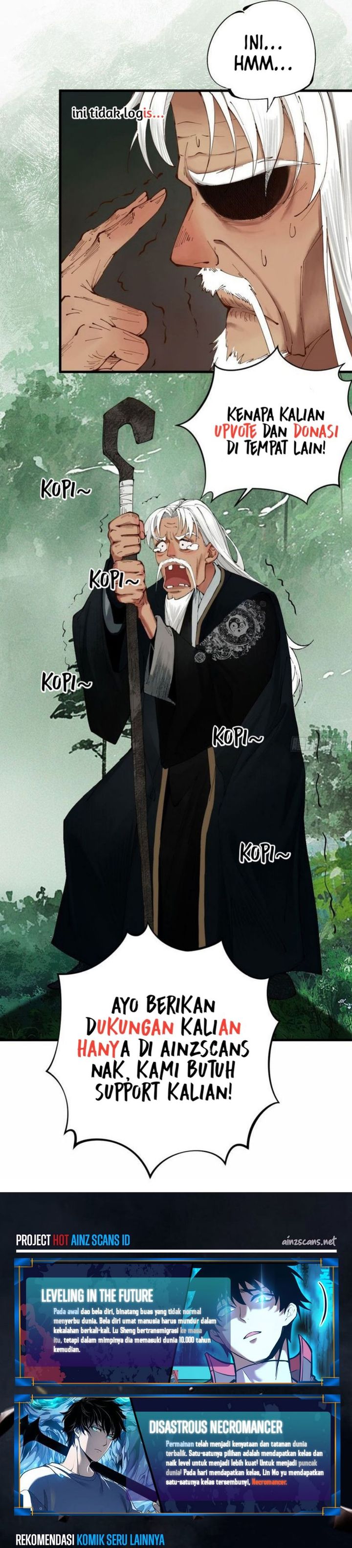 Disastrous Necromancer Chapter 224 Bahasa Indonesia