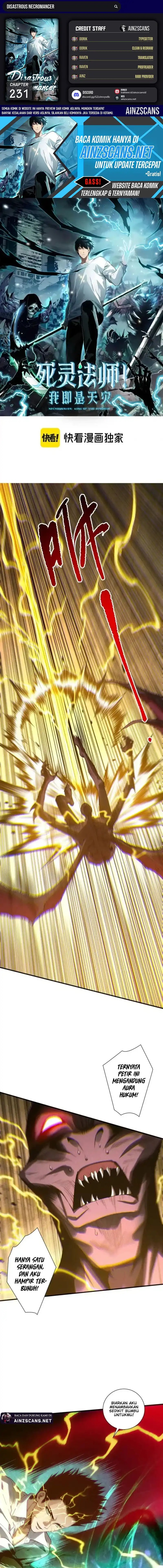 Disastrous Necromancer chapter 231