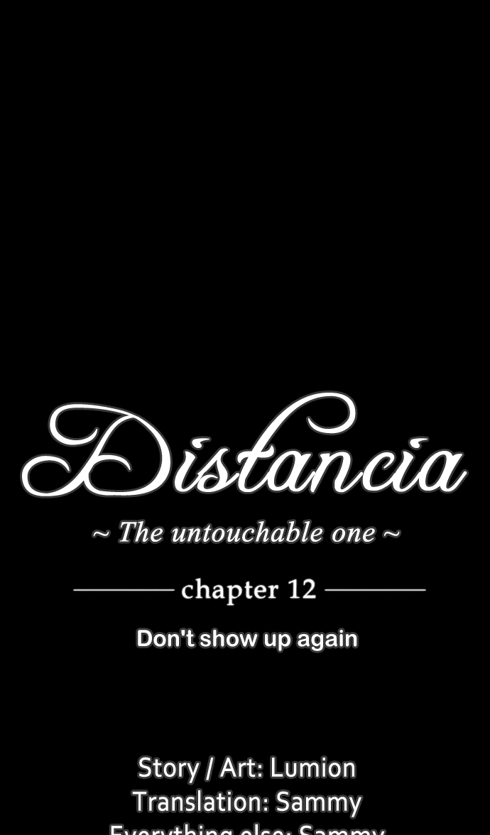 Distancia ~ The Untouchable One Chapter 12 Bahasa Indonesia