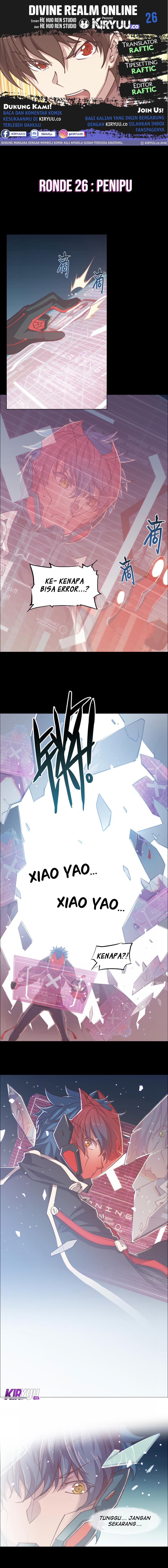 Divine Realm Online Chapter 26 Bahasa Indonesia