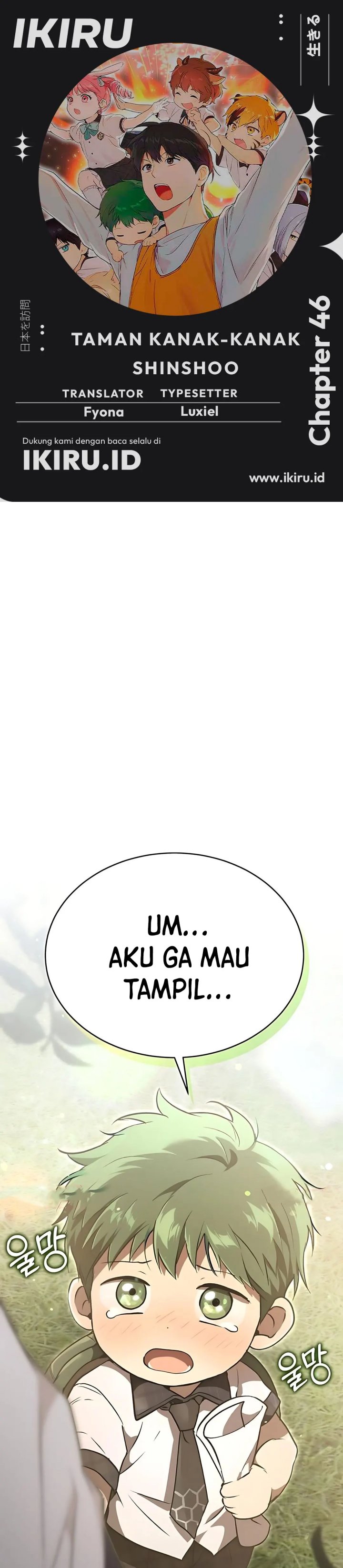 Divine Beast Kindergarten (Shinsoo Kindergarten) Chapter 46 Bahasa Indonesia