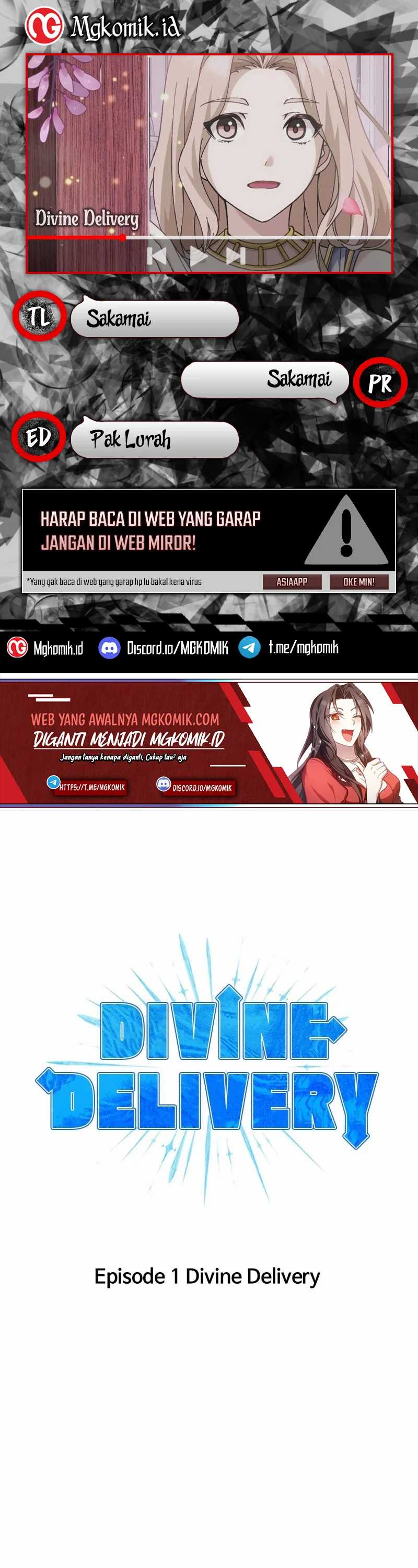 Divine Delivery Chapter 01 Bahasa Indonesia