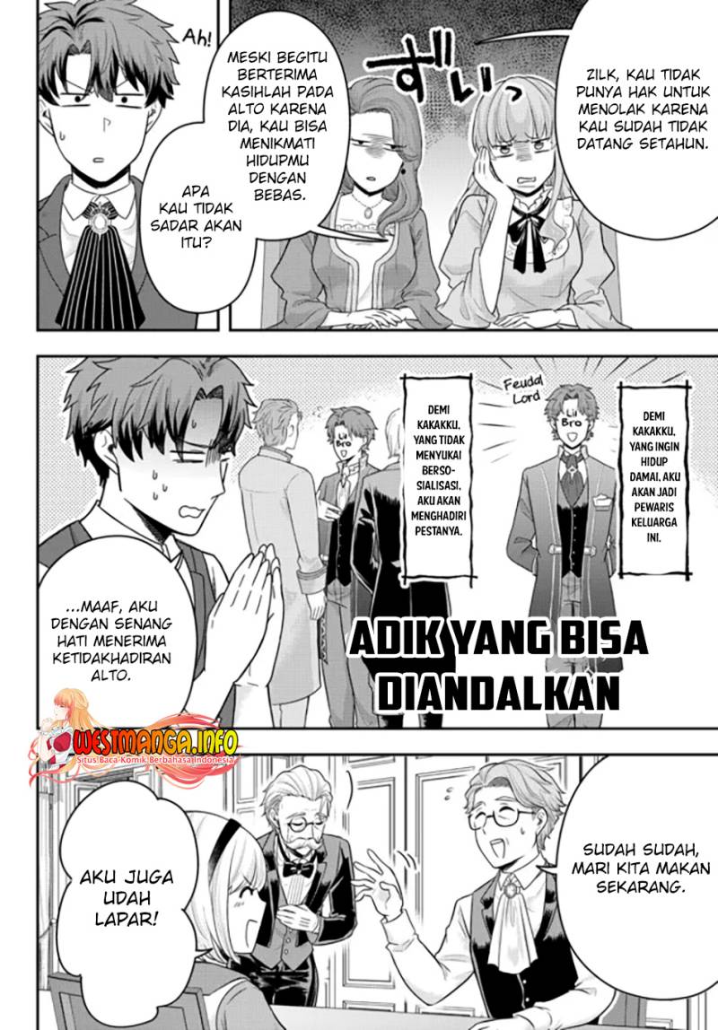 Dokushin Kizoku wa Isekai wo Ouka Suru: Kekkon Shinai Otoko no Yuuga na Ohitori-sama Life Chapter 04 Bahasa Indonesia