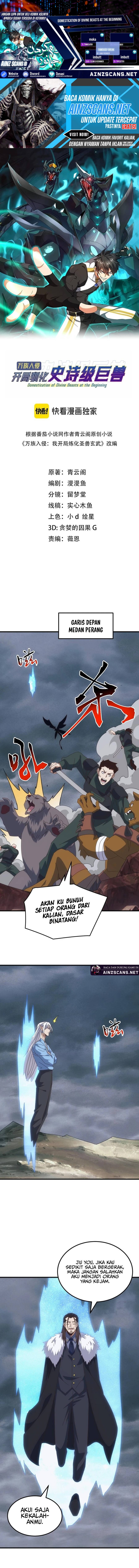 Domestication of Divine Beasts at the Beginning Chapter 45 Bahasa Indonesia