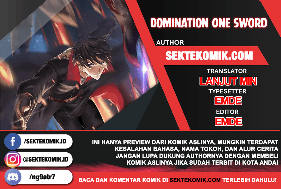 Domination One Sword Chapter 105 Bahasa Indonesia