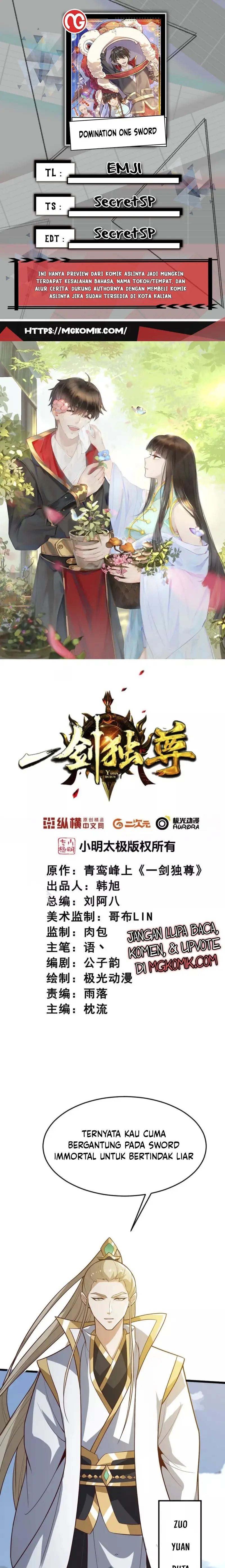 Domination One Sword Chapter 238 Bahasa Indonesia