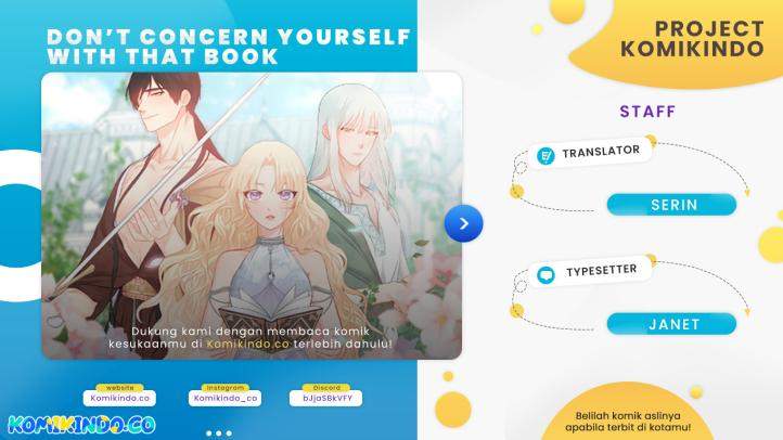 Don’t Concern Yourself With That Book chapter 21
