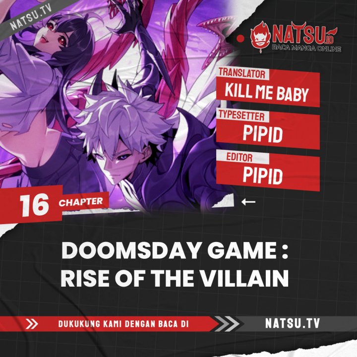 Doomsday Game: Rise of the Villain Chapter 16 Bahasa Indonesia