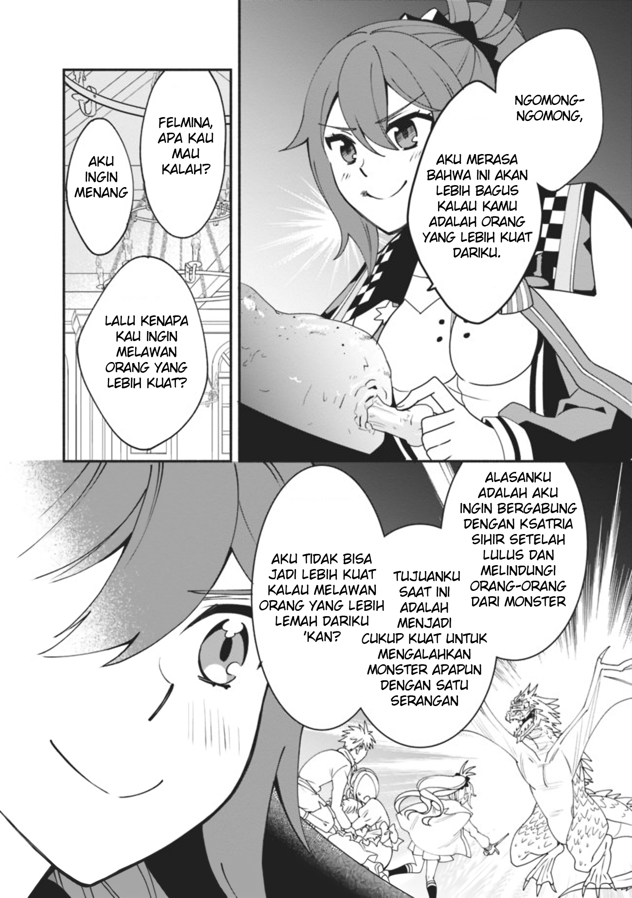 Doryoku Shisugita Sekai Saikyou no Butouka ha, Mahou Sekai wo Yoyuu de Ikinuku chapter 5