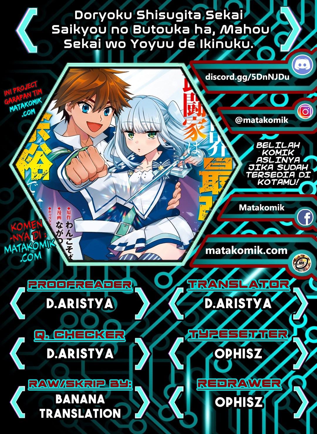 Doryoku Shisugita Sekai Saikyou no Butouka ha, Mahou Sekai wo Yoyuu de Ikinuku chapter 19