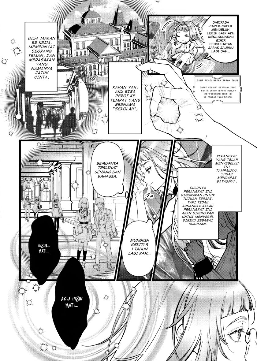 Doteihen Reijou ni Hyoui Shita 800-nen Mae no Akujo wa Hissori Seishun o Tanoshinde Iru Chapter 01 Bahasa Indonesia