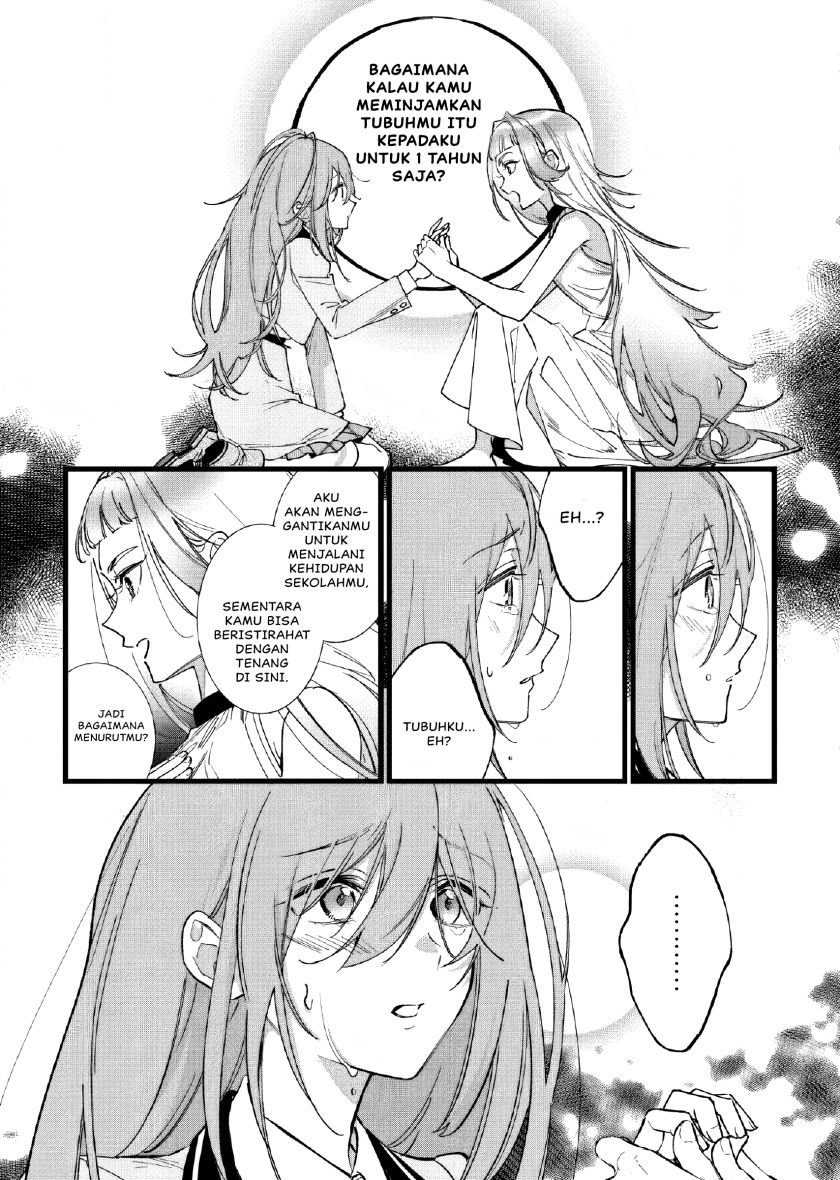 Doteihen Reijou ni Hyoui Shita 800-nen Mae no Akujo wa Hissori Seishun o Tanoshinde Iru Chapter 01 Bahasa Indonesia