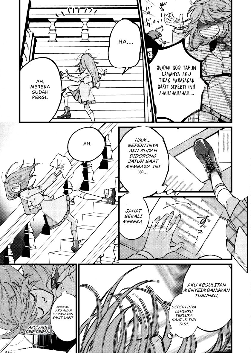 Doteihen Reijou ni Hyoui Shita 800-nen Mae no Akujo wa Hissori Seishun o Tanoshinde Iru Chapter 01 Bahasa Indonesia