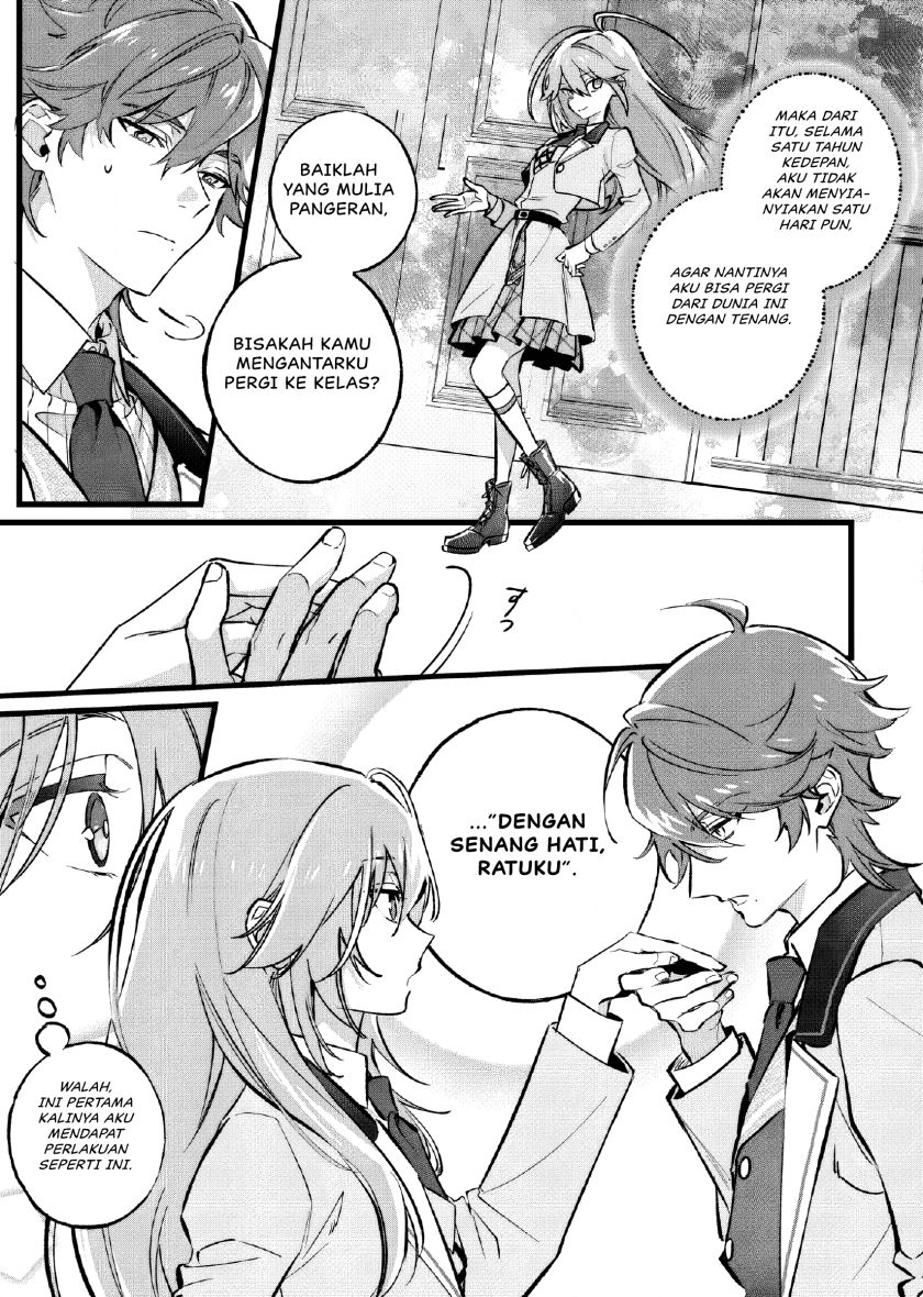Doteihen Reijou ni Hyoui Shita 800-nen Mae no Akujo wa Hissori Seishun o Tanoshinde Iru Chapter 01 Bahasa Indonesia