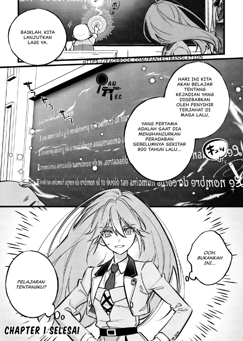 Doteihen Reijou ni Hyoui Shita 800-nen Mae no Akujo wa Hissori Seishun o Tanoshinde Iru Chapter 01 Bahasa Indonesia