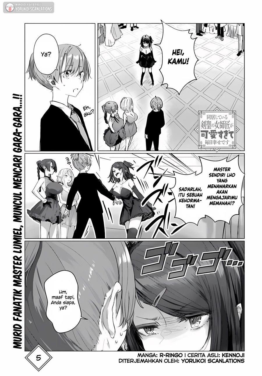 Doukyo Shiteiru Kensei no Onna Shishou ga Kawaisugite Mainichi Shiawase Desu chapter 9