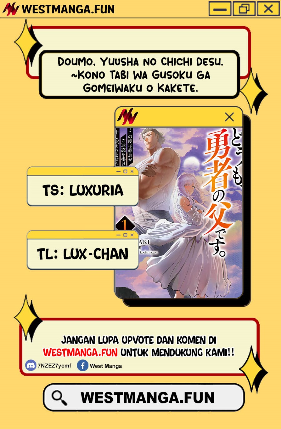 Doumo, Yuusha no Chichi desu. ~Kono Tabi wa Gusoku ga Gomeiwaku wo Kakete, Moushiwake Arimasen~ Chapter 11 Bahasa Indonesia