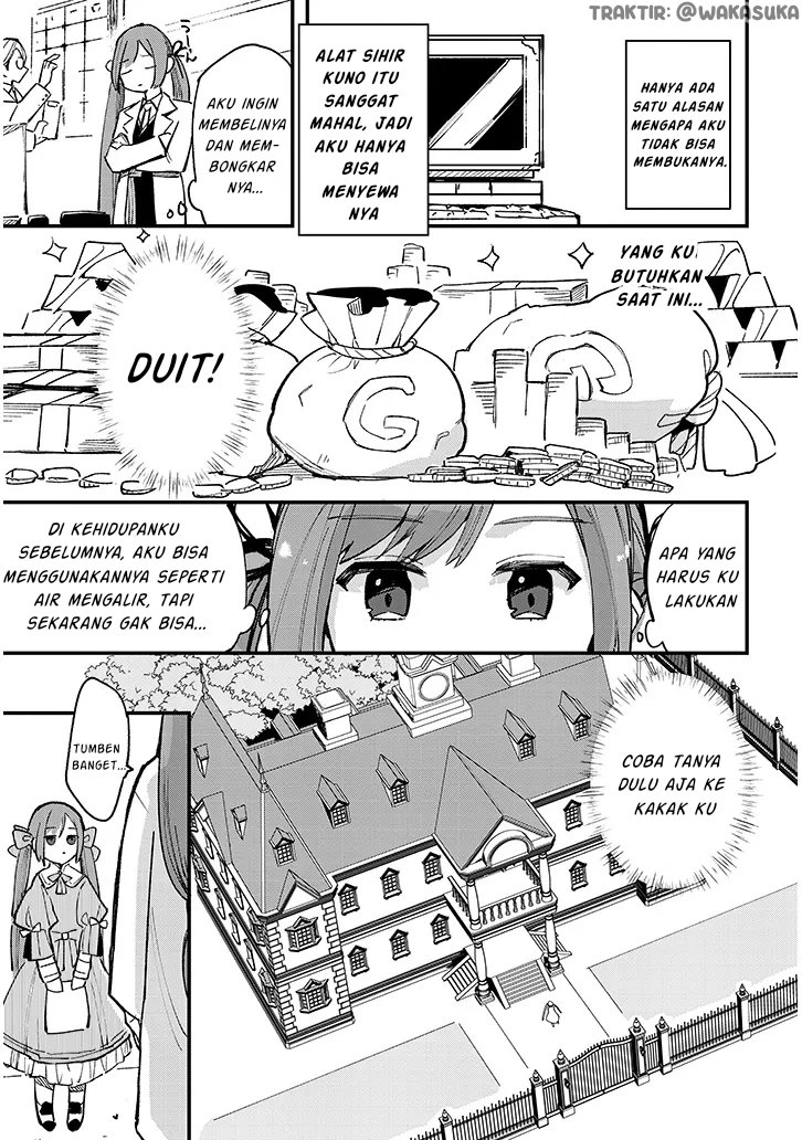Doumo Zense de Satsuriku no Madougu wo Tsukutteita Shishaku Reijou desu Chapter 03 Bahasa Indonesia
