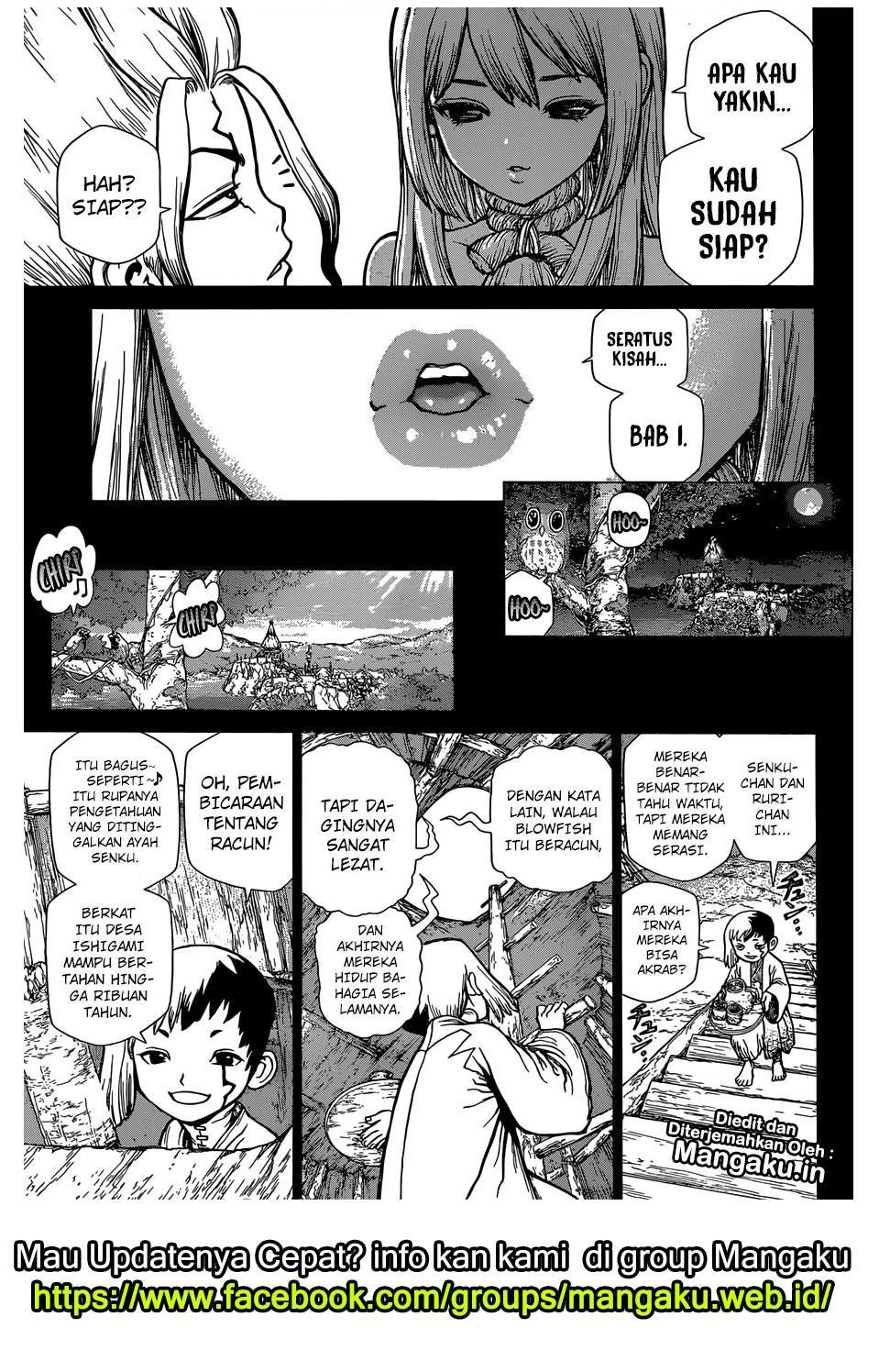 Dr. Stone Chapter 101 Bahasa Indonesia