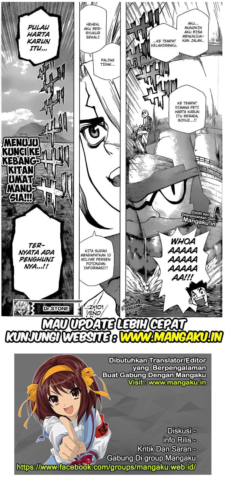 Dr. Stone Chapter 101 Bahasa Indonesia