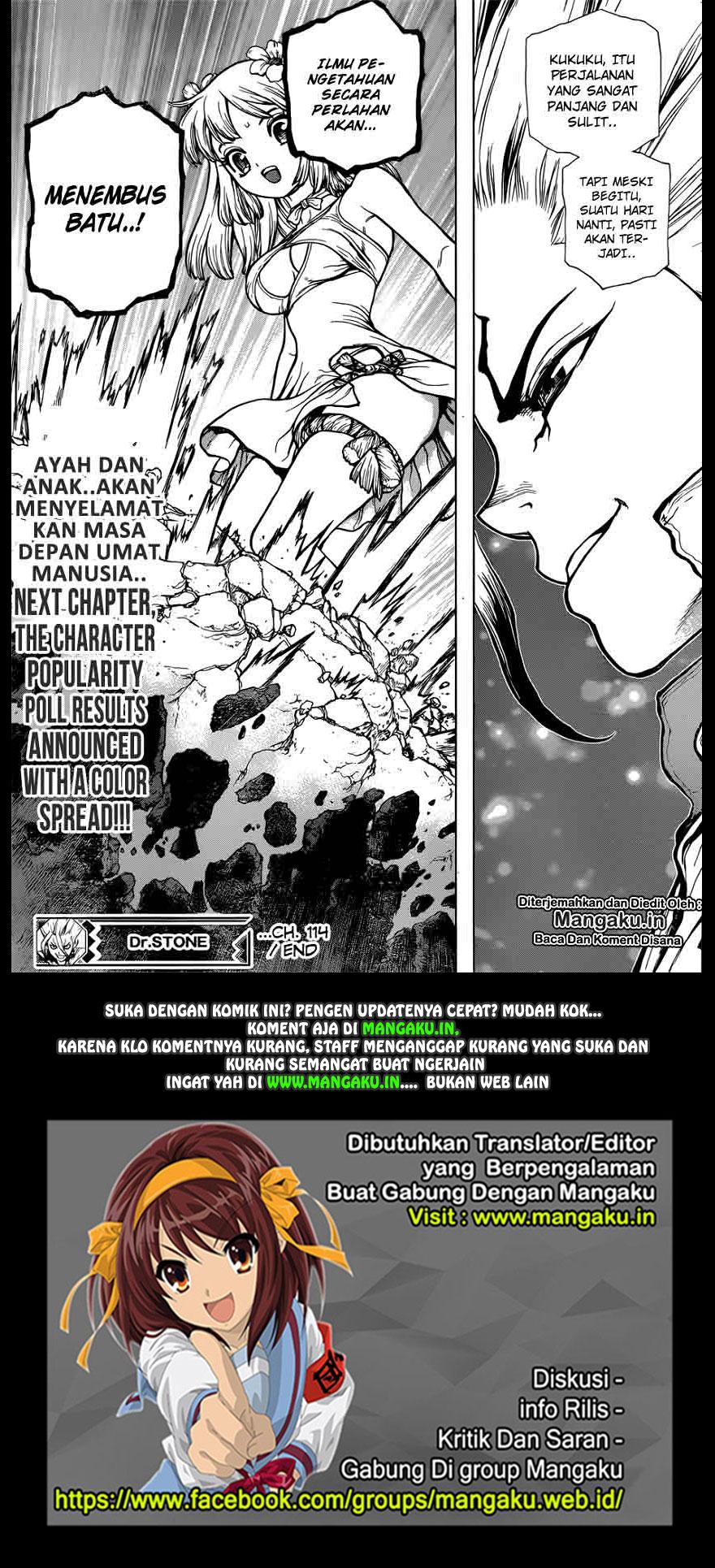 Dr. Stone Chapter 114 Bahasa Indonesia