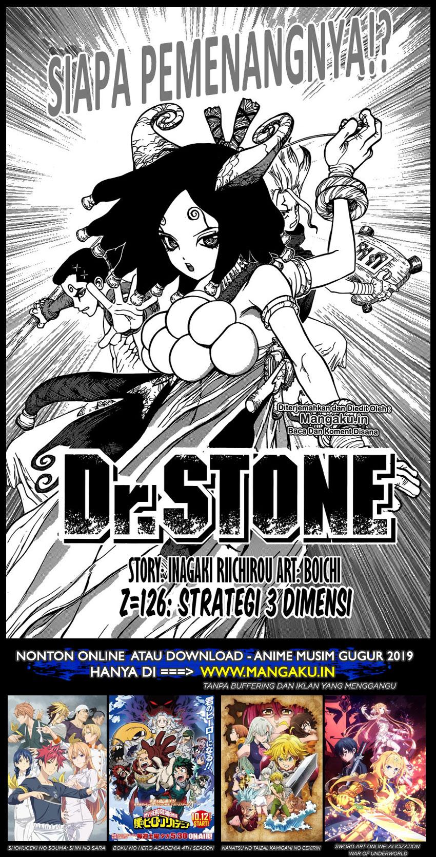 Dr. Stone Chapter 126 Bahasa Indonesia