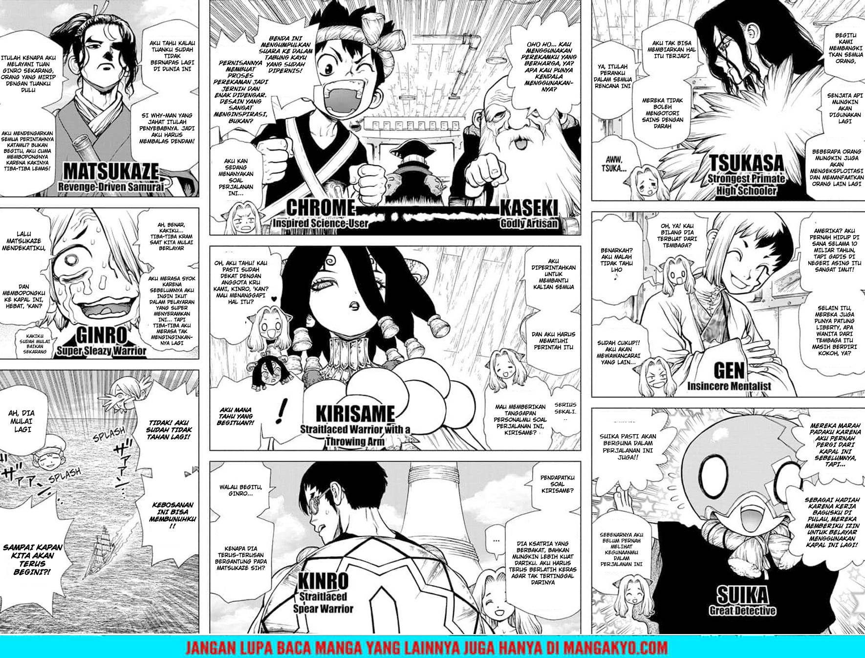 Dr. Stone Chapter 143 Bahasa Indonesia