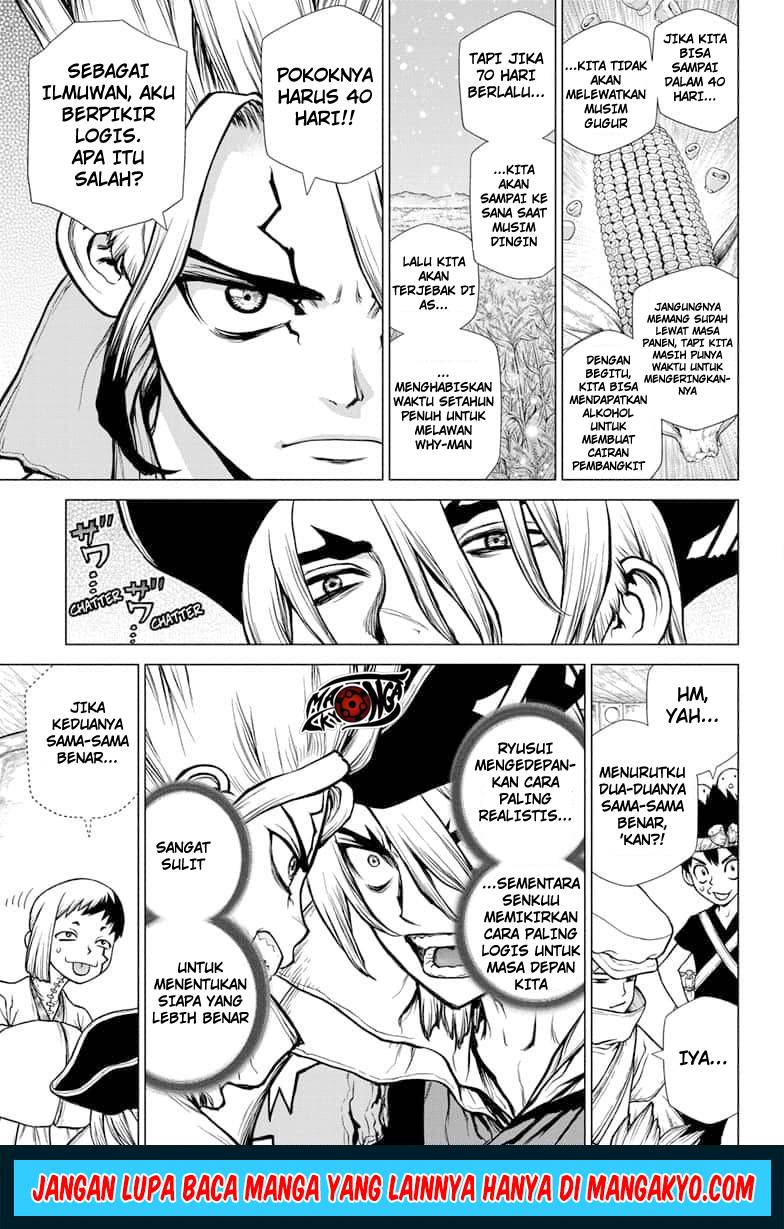 Dr. Stone Chapter 143 Bahasa Indonesia