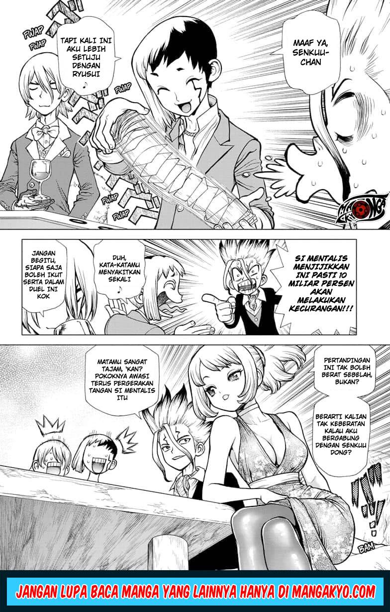 Dr. Stone Chapter 143 Bahasa Indonesia
