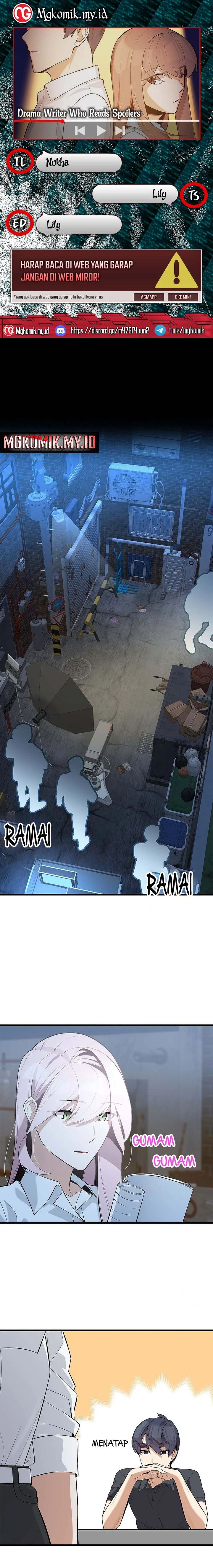 Drama Writer Who Reads Spoilers Chapter 38 Bahasa Indonesia